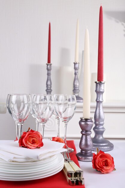 Kolacja przy świecach